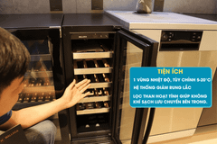 Tủ rượu 20 chai Malloca MWC 20BG ảnh 9