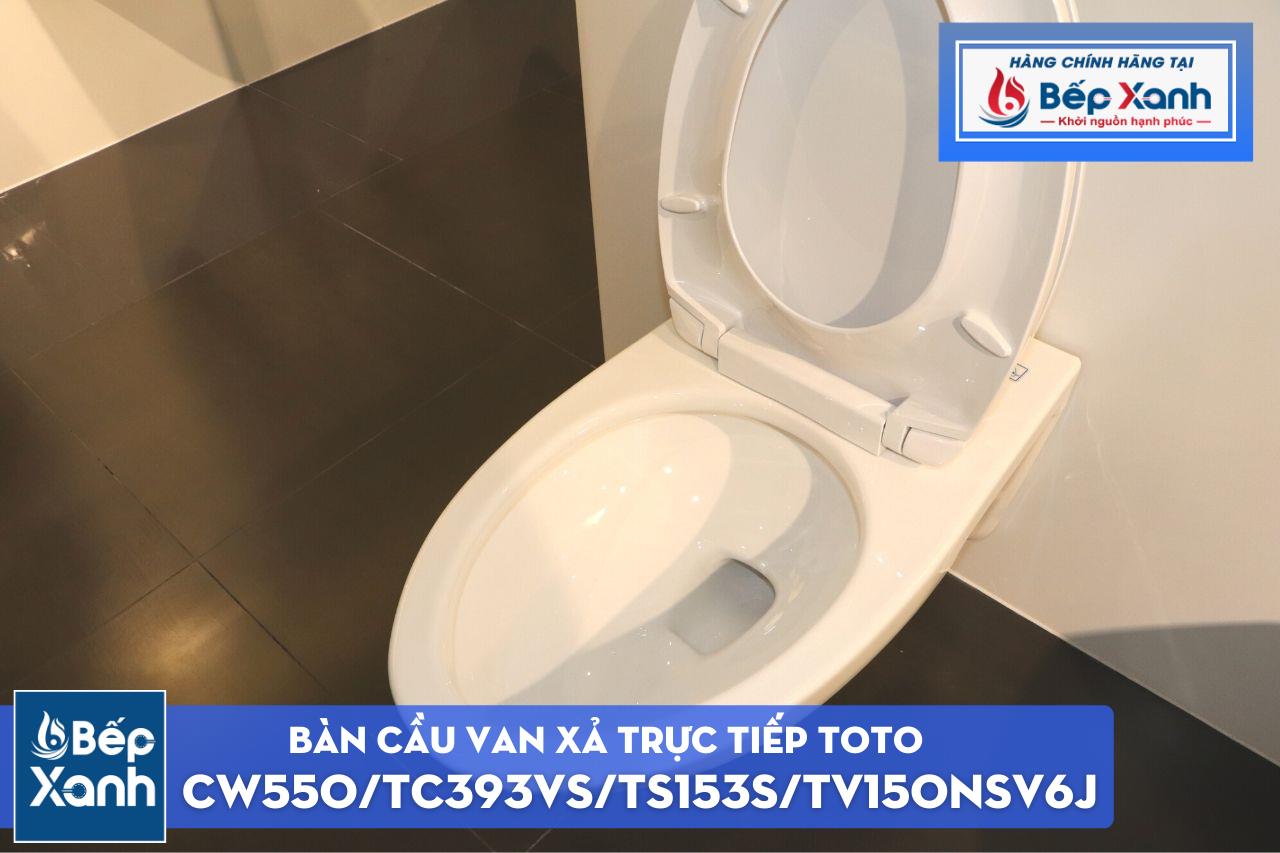Bàn Cầu Van Xả Trực Tiếp ToTo CW550#XW/TC393VS#W/TS153S/TV150NSV6J – ảnh 7