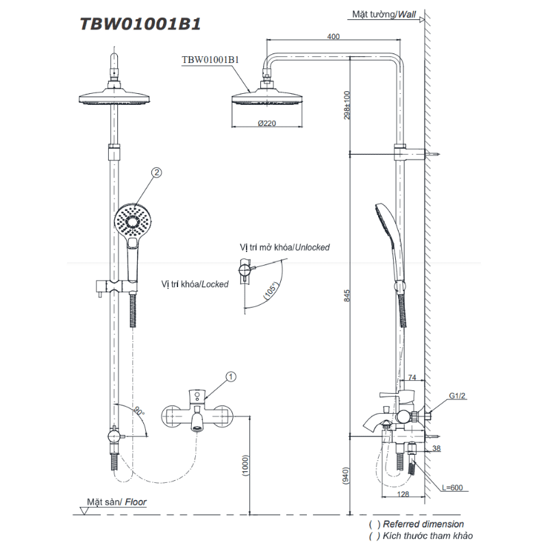 Sen Cây ToTo TBW01001B1/TBS02302V/TBW01010A – ảnh 2