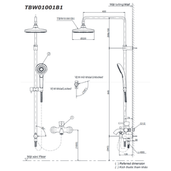Sen Cây ToTo TBW01001B1/TBS02302V/TBW01010A ảnh 2