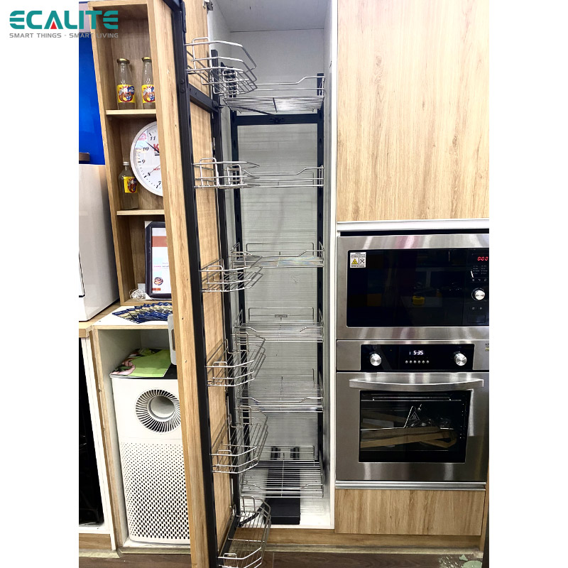 Tủ đựng đồ khô cao cấp 6 tầng Wire-Pantry Ecalite EL-TD4506S – ảnh 4