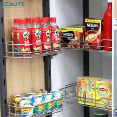 Tủ đựng đồ khô cao cấp 6 tầng Wire-Pantry Ecalite EL-TD4506S ảnh 8