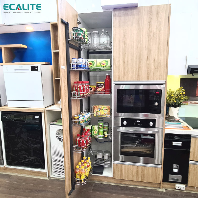 Tủ đựng đồ khô cao cấp 6 tầng Wire-Pantry Ecalite EL-TD4506S – ảnh 3