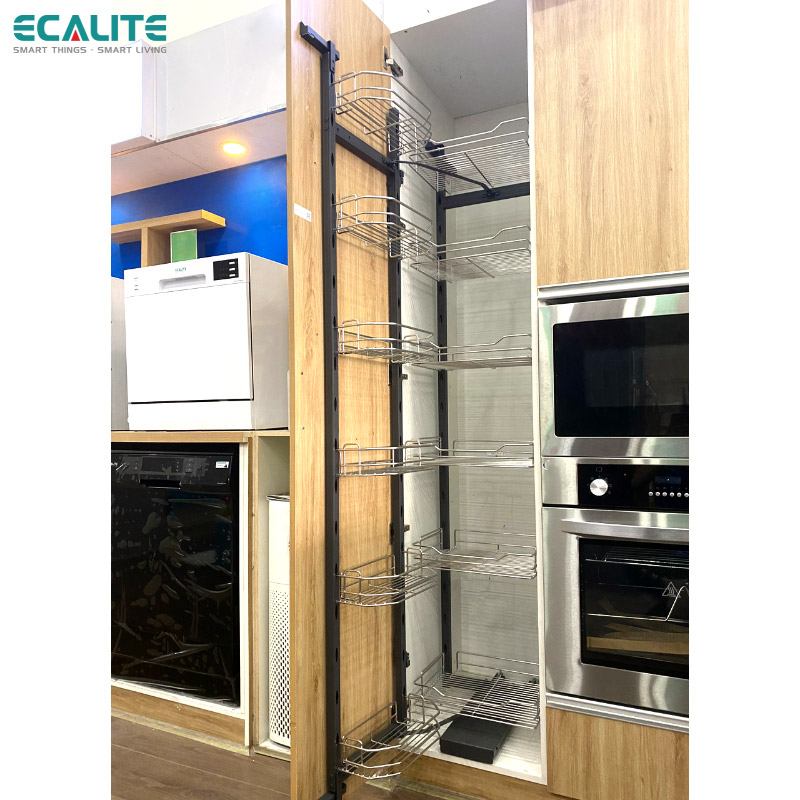 Tủ đựng đồ khô cao cấp 6 tầng Wire-Pantry Ecalite EL-TD4506S – ảnh 5