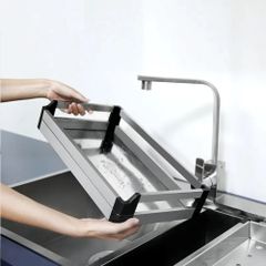 Tủ đồ khô 6 tầng inox hộp tủ 450 Grob GH - 645 ảnh 2