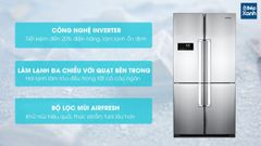 Tủ lạnh 4 Cánh Hafele HF-SBSIB 539.16.230 ảnh 5
