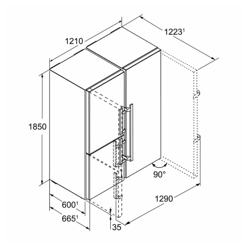 Tủ Lạnh Sybe By Syde Liebherr SBSes 8496-21 – ảnh 8