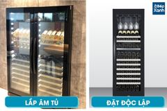 Tủ rượu đứng độc lập hoặc âm tủ Malloca MWC-180BG ảnh 10