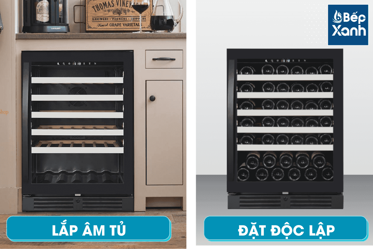 Tủ rượu độc lập hoặc âm tủ Malloca MWC-46BG – ảnh 7