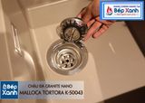 Chậu đá Malloca Tortora K-50043 / Màu đất / Phủ nano kháng khuẩn