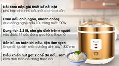 Nồi cơm nắp gài Kangaroo KG572 2.2 lít ảnh 2