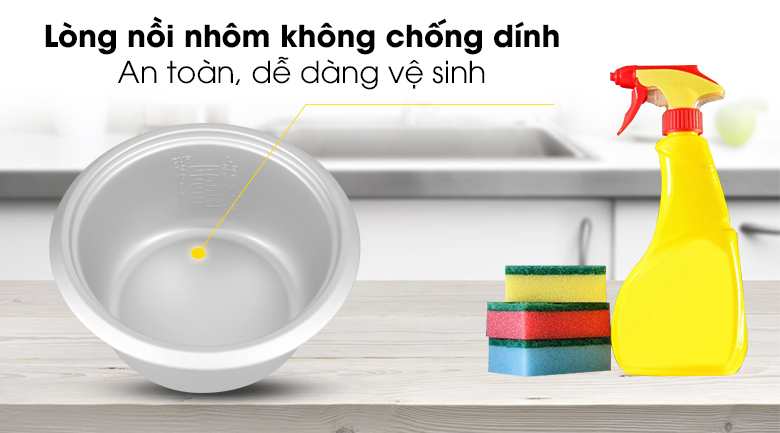 Nồi cơm điện nắp rời Sharp 2.2 lít KSH-D22SV-CH – ảnh 5