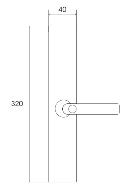 Khóa cửa nhôm, sắt, inox, nhựa thông minh chống nước Demax SL101 SUS – ảnh 2