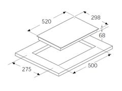 Bếp từ Domino Hafele HC–I302B 536.01.670 ảnh 2