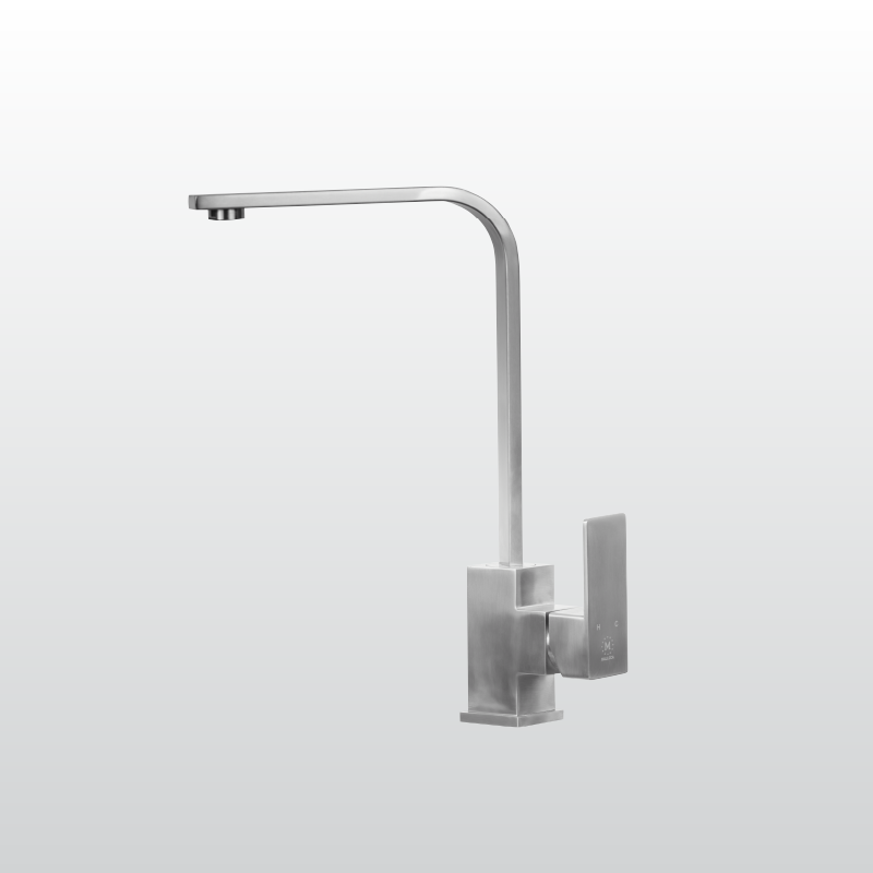 Vòi rửa chén nóng lạnh Malloca K536S / Inox 304 - Thiết kế chữ L của vòi rửa chén Malloca K536S Vòi rửa chén nóng lạnh Malloca K536S / Inox 304 - Thiết kế chữ L của vòi rửa chén Malloca K536S