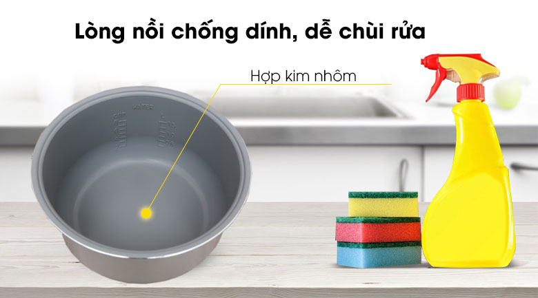 Nồi cơm nắp gài Midea 1.5 lít MR-CM1533 – ảnh 4