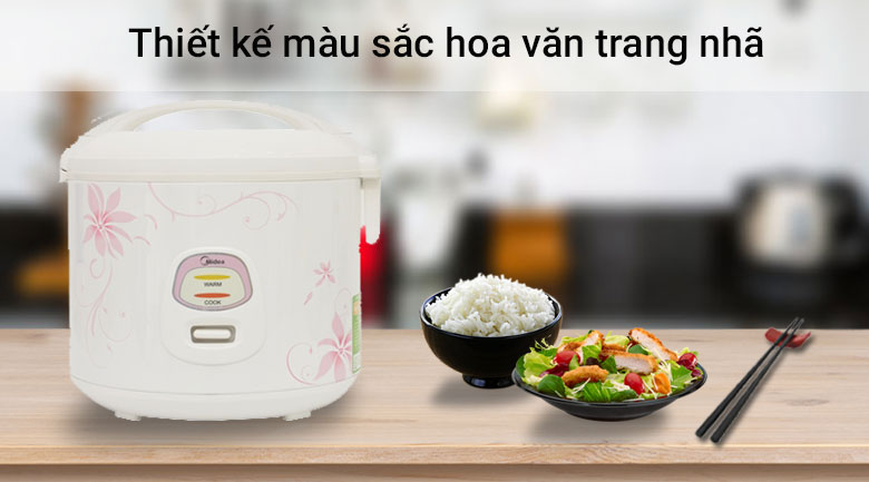 Nồi cơm điện Midea 1.8 lít MR-CM18SQ – ảnh 3