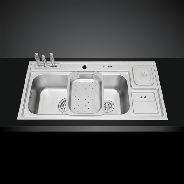 Chậu rửa chén Inox Malloca MS 8809 - Giới thiệu chậu rửa chén Malloca MS 8809 Chậu rửa chén Inox Malloca MS 8809 - Giới thiệu chậu rửa chén Malloca MS 8809