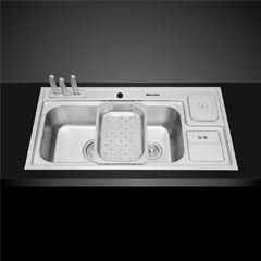 Chậu rửa chén Inox Malloca MS 8809 ảnh 2