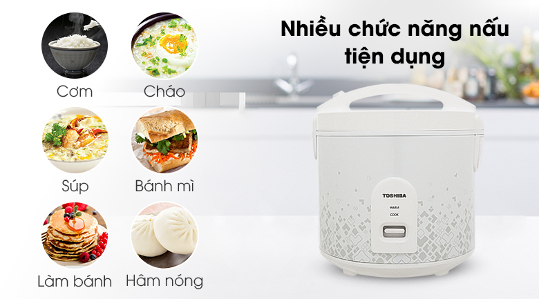 Nồi cơm điện 1.8 lít Toshiba RC-18JH1NV(G) – ảnh 6