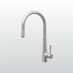 Vòi rửa chén nóng lạnh Malloca K095-SS / Inox 304, có dây rút ảnh 2