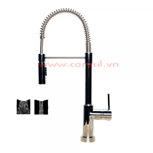 Vòi Rửa Chén Dây Rút Inox Carysil I-2388 – ảnh 2