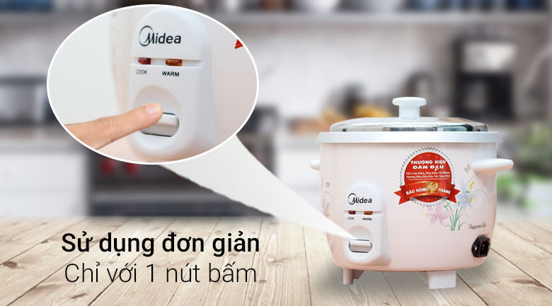 Nồi cơm điện Midea 1 lít MR-GM10SA – ảnh 8