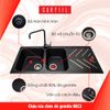  Chậu Rửa Bằng Đá Nhân Tạo Carysil BEC2 