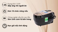 Nồi cơm điện cao tần Midea 1.8 lít MB-HS5007 ảnh 2