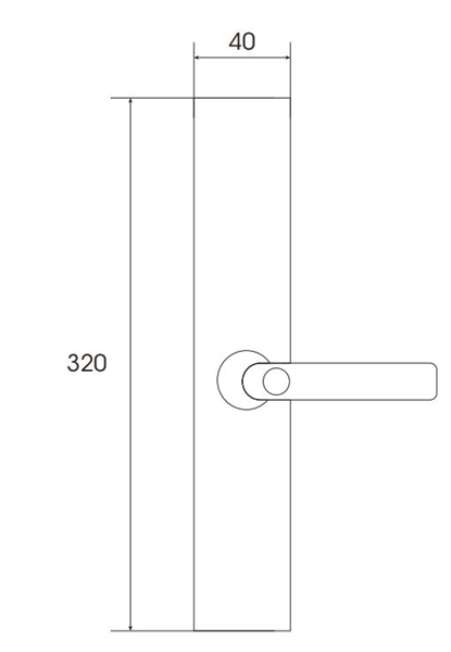 Khóa cửa nhôm, sắt, inox, nhựa thông minh chống nước Demax SL103 – ảnh 2