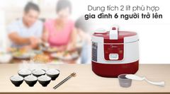 Nồi cơm điện Midea 2 lít MR-SM2061 ảnh 3
