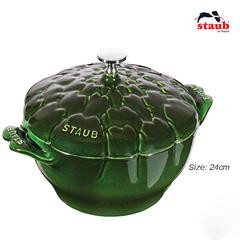 Nồi Staub Atisô màu xanh rêu 22cm 111592285-B