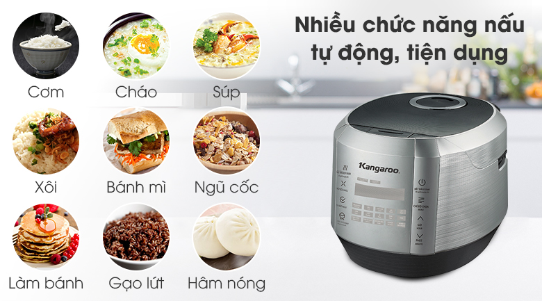 Nồi cơm điện tử Kangaroo 1.5 lít KG598 – ảnh 4