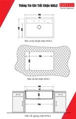 Chậu Rửa Chén Carysil WAL2 ảnh 4
