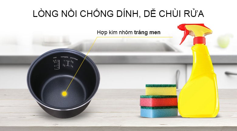 Nồi cơm điện tử Midea 0.6 lít MB-FS1617 – ảnh 5