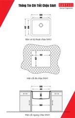 Chậu Rửa Chén Carysil SAA1 ảnh 3
