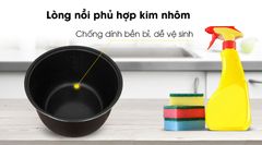 Nồi cơm điện Sunhouse 1.8 lít SHD 18S ảnh 6