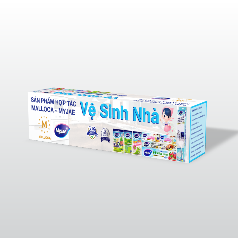 Bộ sản phẩm Malloca vệ sinh nhà Bộ sản phẩm Malloca vệ sinh nhà