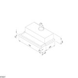 Máy Hút Mùi Âm Tủ 70cm Malloca K1507