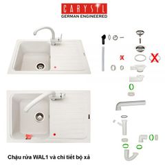 Chậu Rửa Chén Carysil WAL1 ảnh 4