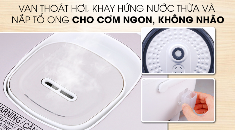 Nồi cơm điện tử Panasonic 1 lít SR-CP108NRA – ảnh 8