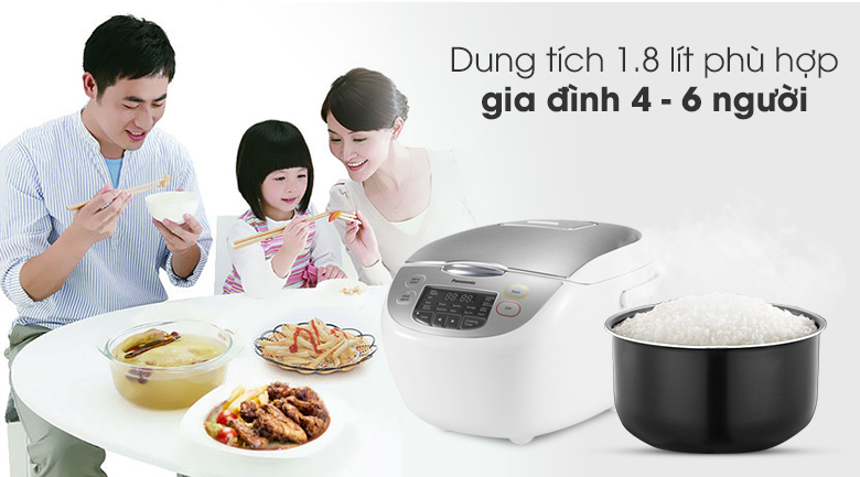 Nồi cơm điện tử Panasonic 1.8 lít SR-CX188SRA – ảnh 3
