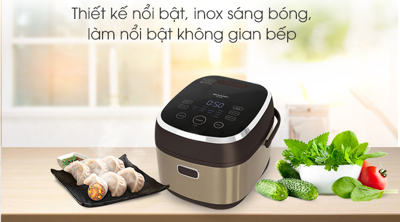 Nồi cơm điện cao tần Sharp 1.8 lít KS-IH190V-GL – ảnh 3