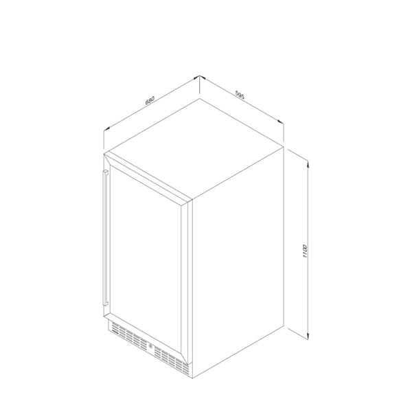 Tủ bảo quản rượu độc lập Malloca MWC-89S – ảnh 2