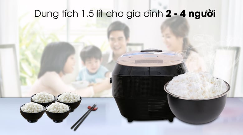 Nồi cơm điện cao tần Midea 1.5 lít MB-HS4007 – ảnh 4