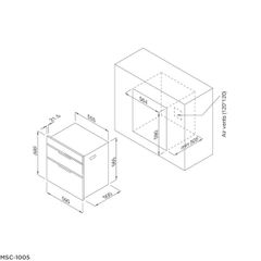 Máy sấy, tiệt trùng chén đĩa Malloca MSC-1005 ảnh 3