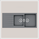 Chậu đá Hafele HS19-GED2S80 / Màu xám, Mã số: 570.35.570