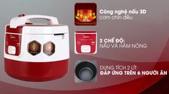 Nồi cơm điện Midea 2 lít MR-SM2061 ảnh 2