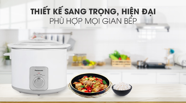 Nồi nấu chậm Panasonic 5 lít NF-N50ASRA – ảnh 3
