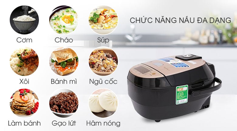 Nồi cơm điện cao tần Midea 1.5 lít MB-HS4007 – ảnh 6